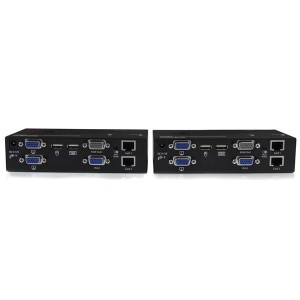 StarTech.com Extensor de Consola KVM por Cat 5 Ethernet (200m) con USB y Vídeo VGA Doble
