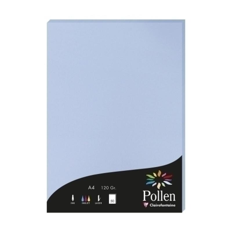 PAPEL CLAIREFONTAINE POLLEN A4 50h AZUL