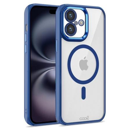 COOL funda para teléfono móvil 15,5 cm (6.1") Azul, Transparente