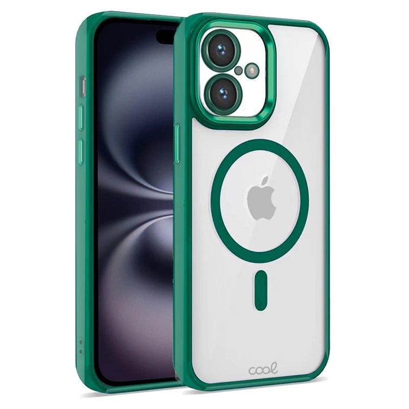 COOL funda para teléfono móvil 15,5 cm (6.1") Verde, Transparente