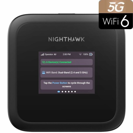 NETGEAR M3 router inalámbrico Doble banda (2,4 GHz   5 GHz) Negro