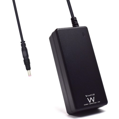 Ewent EW3896 adaptador e inversor de corriente Interior 65 W Negro