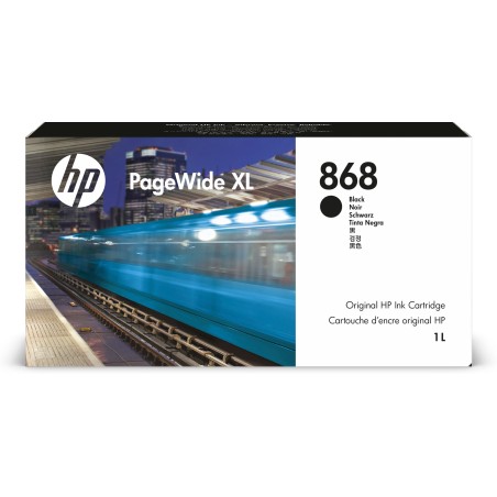 HP Cartucho de tinta negra PageWide XL 868 de 1 litro