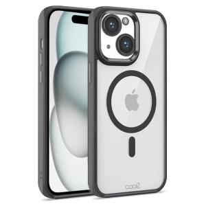 COOL funda para teléfono móvil 15,5 cm (6.1") Negro, Transparente