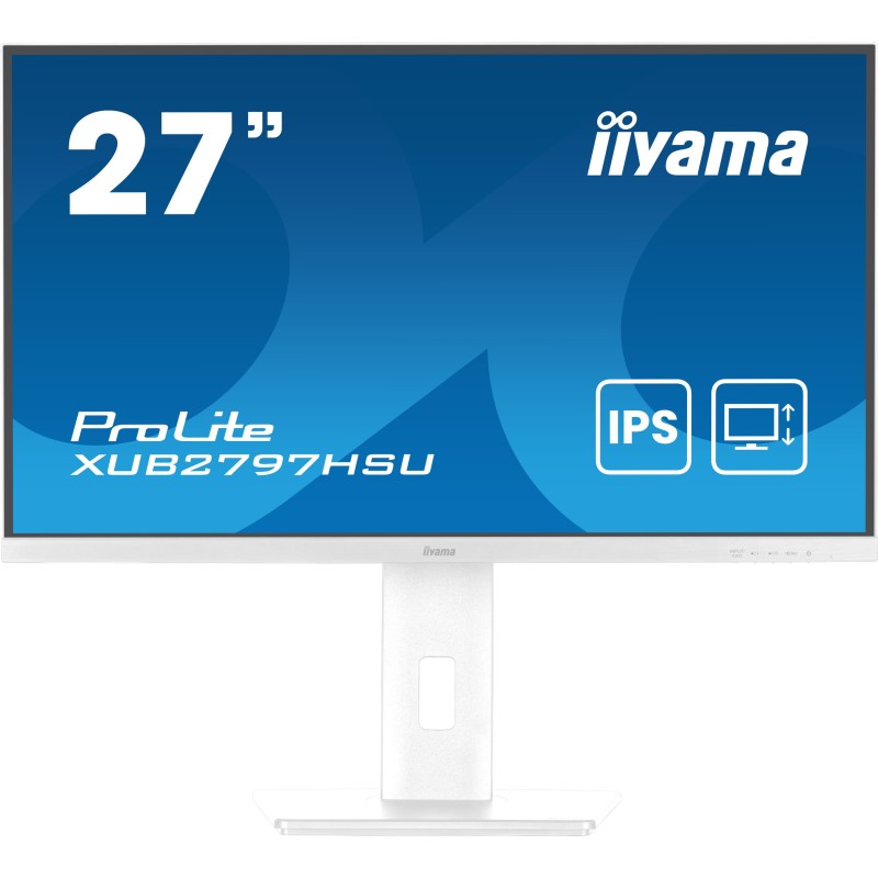iiyama ProLite XUB2797HSU-W2 pantalla para PC 68,6 cm (27") 1920 x 1080 Pixeles Full HD LED Blanco