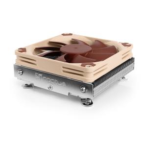NH-L9i Procesador Enfriador 9,2 cm Beige, Marrón, Plata