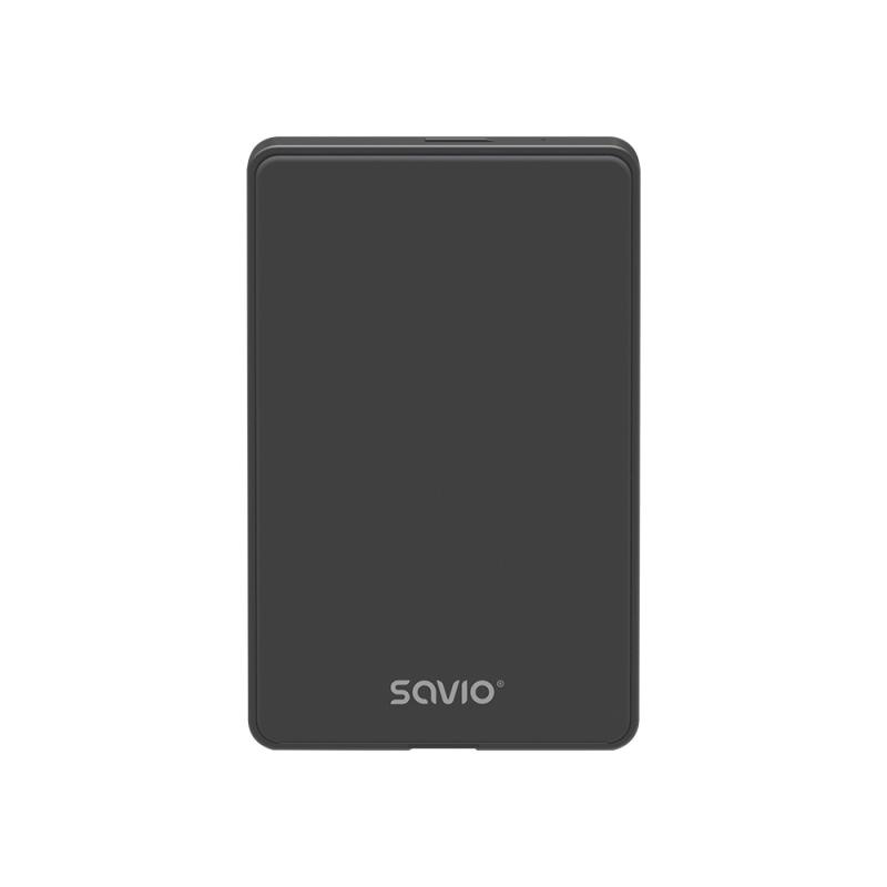 AK-65 caja para disco duro externo Carcasa de disco duro/SSD Negro 2.5"