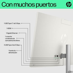 HP 24-cr0087ns Intel® Core™ i3 i3-1315U 60,5 cm (23.8") 1920 x 1080 Pixeles Pantalla táctil PC todo en uno 8 GB DDR4-SDRAM 512