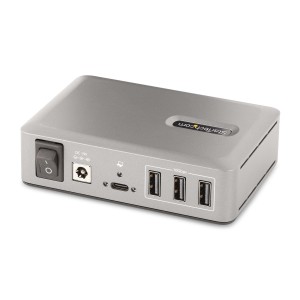 StarTech.com Hub Concentrador USB-C de 10 Puertos - 8x USB-A 2x USB-C - con Fuente de 65W - USB 3.1 10Gbps - Ladrón USB Tipo C