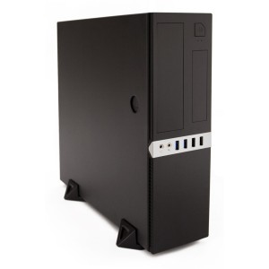 CoolBox CAJCOOT450S-BZ carcasa de ordenador Perfil bajo (Slimline) Negro 300 W