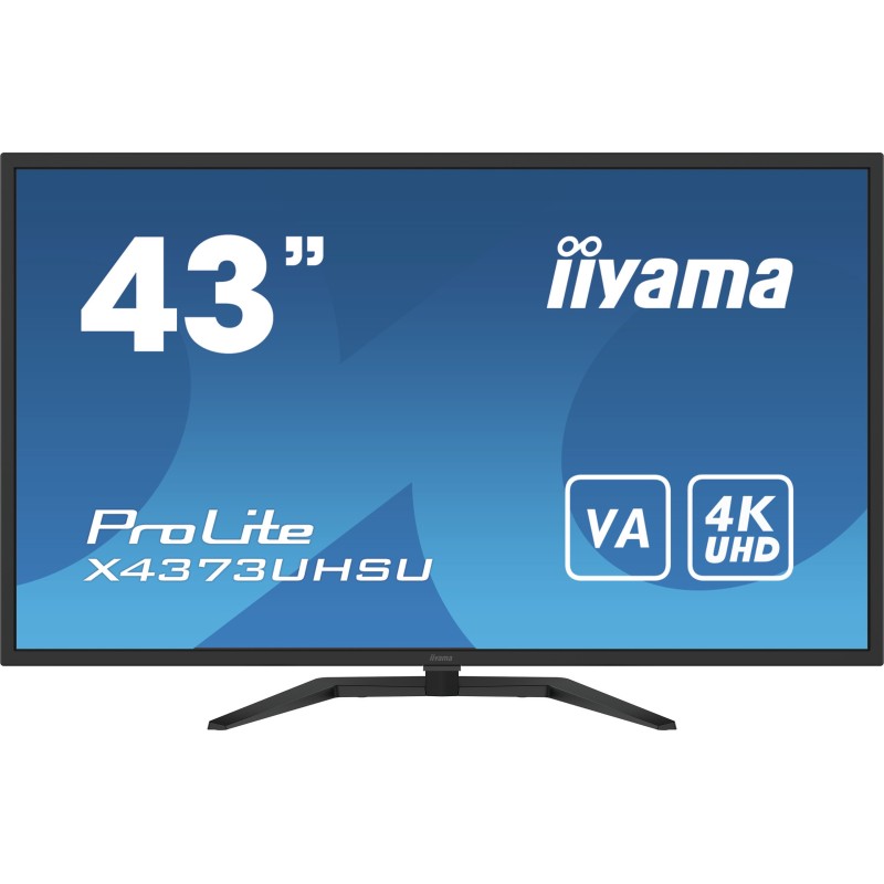 iiyama ProLite X4373UHSU-B1 pantalla para PC 108 cm (42.5") 3840 x 2160 Pixeles 4K Ultra HD Negro
