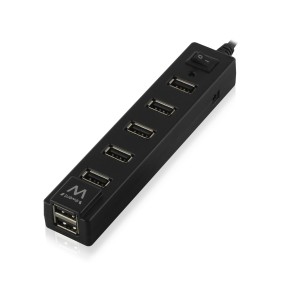 Ewent EW1130 hub de interfaz 480 Mbit s Negro