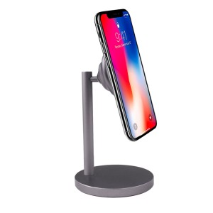 Celly Ghost Desk Soporte pasivo Reproductor de MP3, Teléfono móvil smartphone Negro