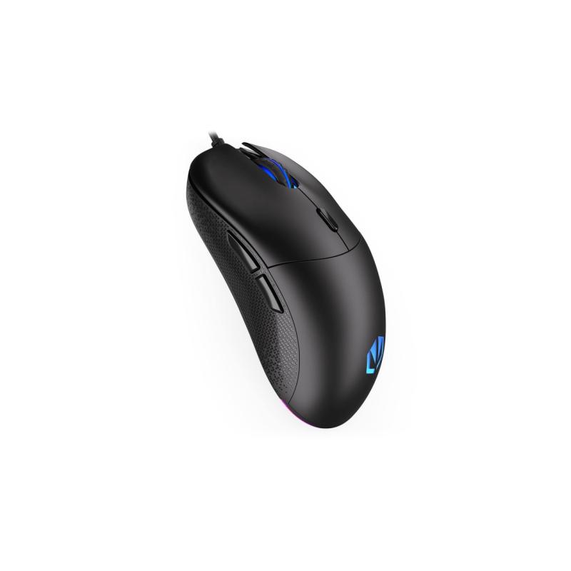 GEM ratón Juego Ambidextro USB Tipo C Óptico 8000 DPI