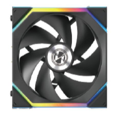 12SL1W1B Carcasa del ordenador Ventilador 12 cm Negro 1 pieza(s)