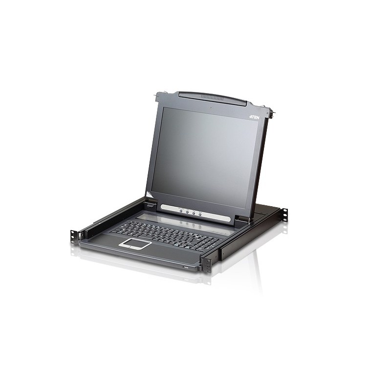 ATEN Consola LCD single rail (VGA, PS 2-USB)