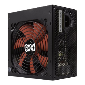 UNYKAch ATX 600W Gaming unidad de fuente de alimentación 20+4 pin ATX Negro, Rojo