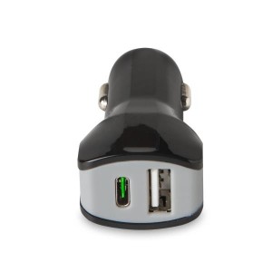 Celly CCTYPECUSBBK cargador de dispositivo móvil Universal Negro Encendedor de cigarrillos Auto