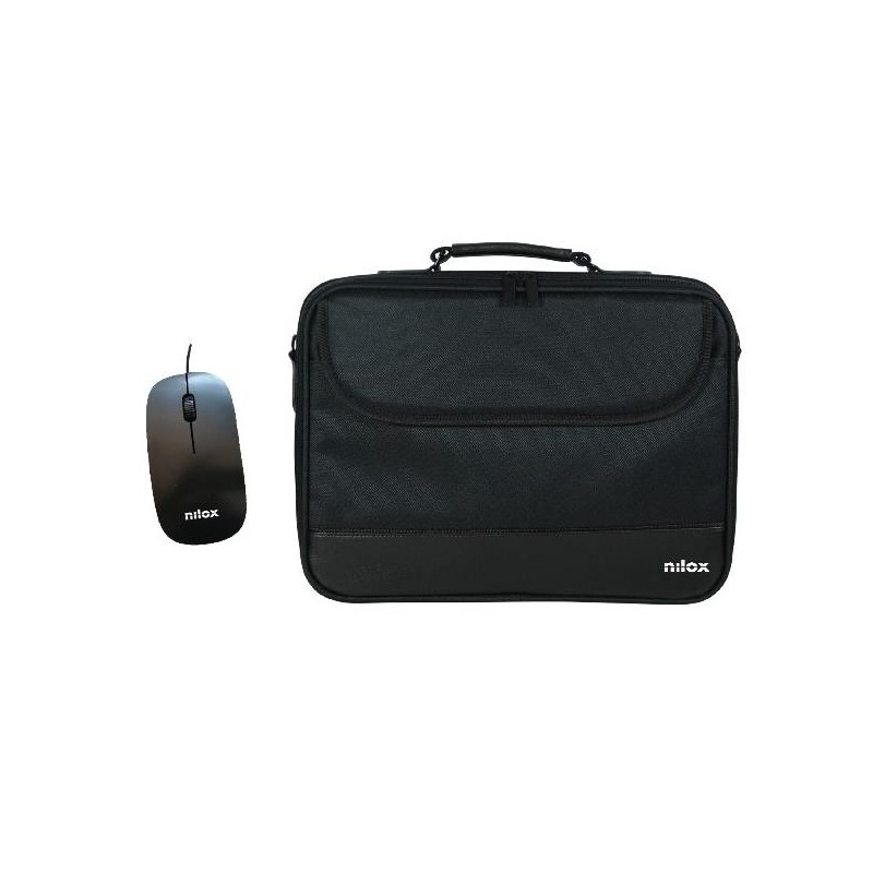 Nilox MALETIN 15,6 DURO + RATON OPTICO USB