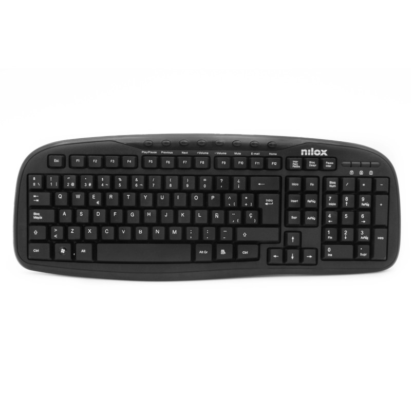 Nilox TECLADO USB MULTIMEDIA ESP