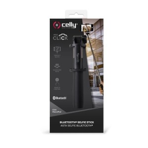 Celly Click Monopod palo para autofotos Smartphone Negro