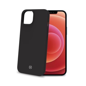 Celly Cromo funda para teléfono móvil 17 cm (6.7") Negro