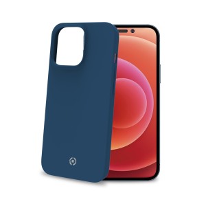 Celly Cromo funda para teléfono móvil 17 cm (6.7") Azul