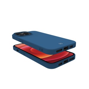Celly Cromo funda para teléfono móvil 17 cm (6.7") Azul