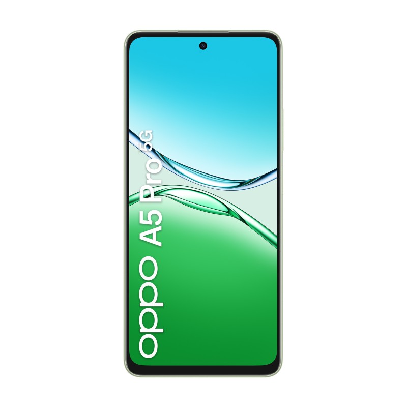 OPPO A5 Pro 5G 16,9 cm (6.67") SIM doble Android 15 USB Tipo C 8 GB 256 GB 5800 mAh Verde, Oliva
