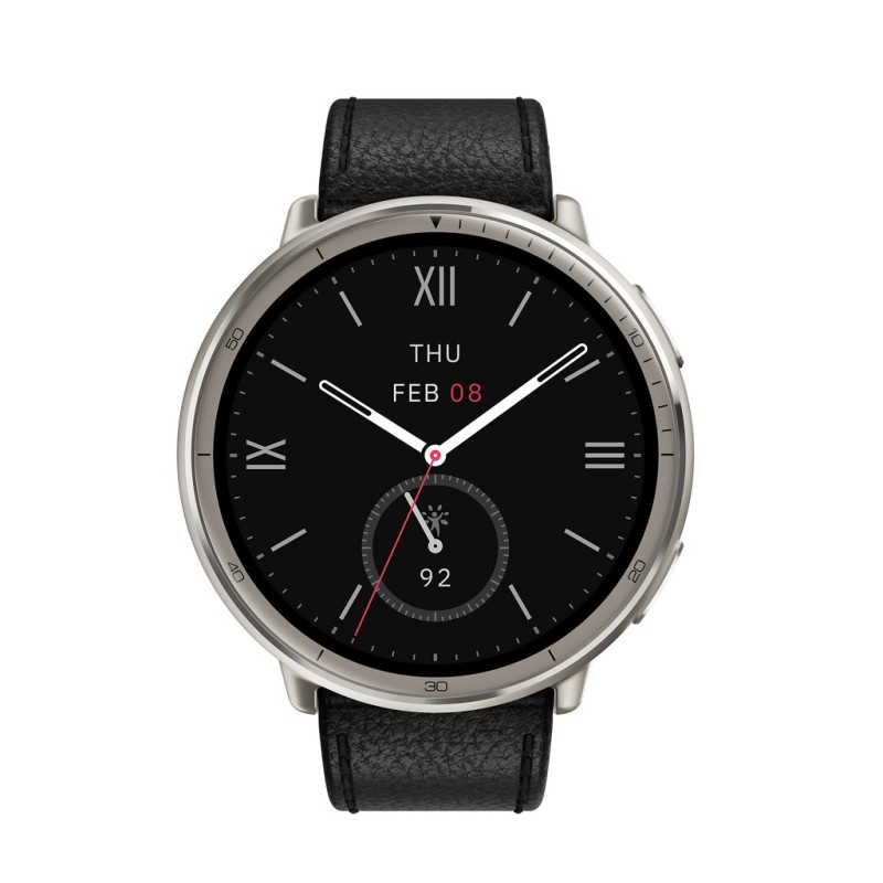 Amazfit W2433EU1N Relojes inteligentes y deportivos 3,35 cm (1.32") AMOLED Digital 466 x 466 Pixeles Pantalla táctil Plata