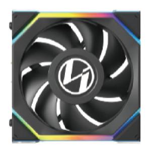 12SLLCD1W1B Carcasa del ordenador Ventilador 12 cm Negro 1 pieza(s)