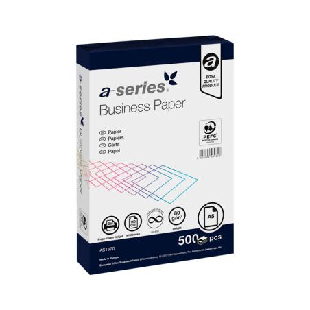 PAQ. 500H PAPEL A-SERIES BUSINESS A5 80GR