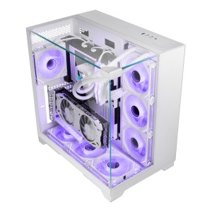 Mars Gaming MCVISIONW carcasa de ordenador Midi Tower Blanco