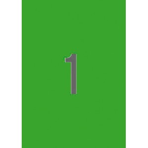 01602 etiqueta de impresora Verde