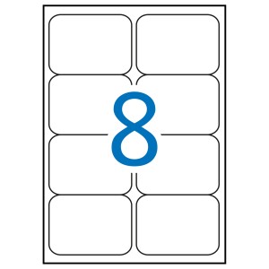 02876 etiqueta de impresora Rojo