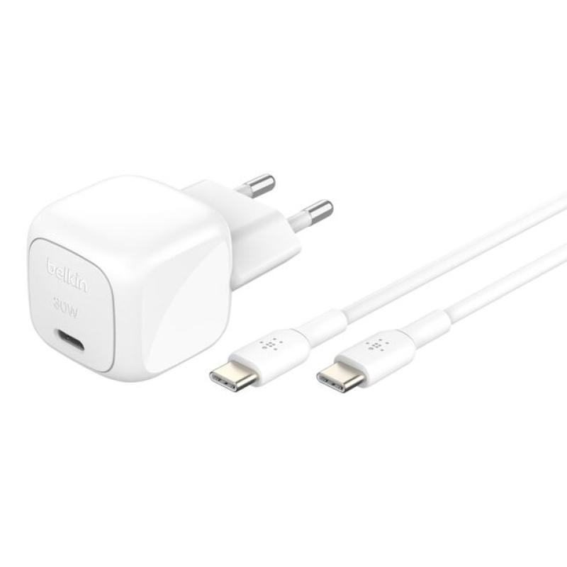 WCA008kq1MWH-B6 Portátil, Smartphone, Tableta Blanco Corriente alterna Carga rápida Interior
