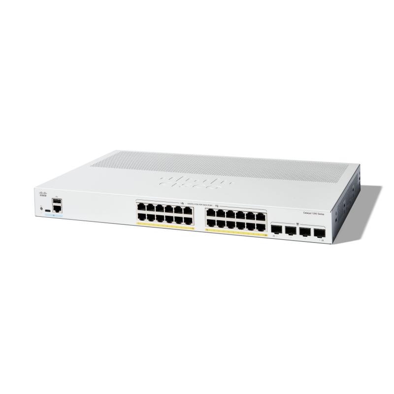 Catalyst 1200 Gestionado L2 Gigabit Ethernet (10/100/1000) Energía sobre Ethernet (PoE) 1U Blanco Catalyst 1200 Gestionado L2 Gigabit Ethernet (10/100/1000) Energía sobre Ethernet (PoE) 1U Blanco