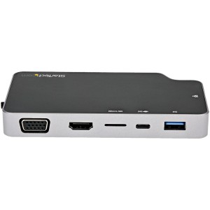 StarTech.com Adaptador Multipuertos USB C - Docking Station USB 3.1 Tipo C a Vídeo HDMI de 4K o VGA - PD Pass-through de 100W -