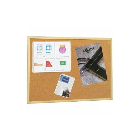 607-2 tablón de anuncio Tablón de anuncios fijo Madera Corcho