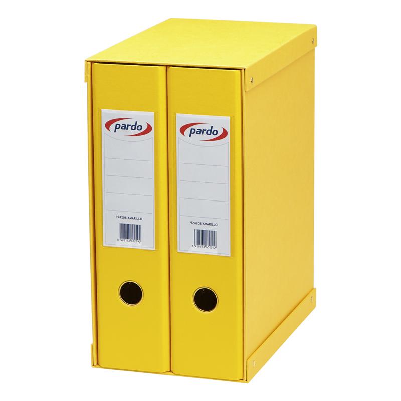 924208 carpeta de cartón Folio Amarillo