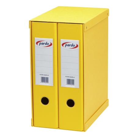 924208 carpeta de cartón Folio Amarillo