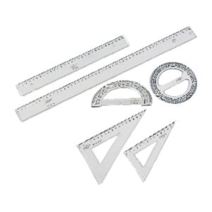 FBO REGLA PLANA TRANSPARENTE 20CM 41120