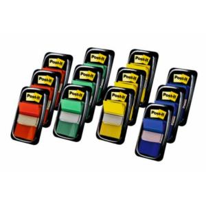 680-P10+2 Separador en blanco con pestaña Poliestirol Azul, Verde, Rojo, Amarillo