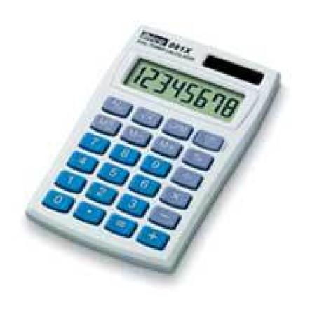 081X calculadora Bolsillo Calculadora básica Azul, Blanco