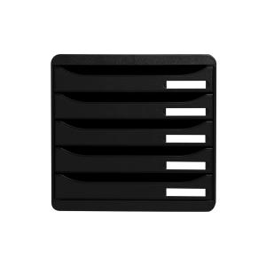 309714D bandeja de escritorio/organizador Poliestireno Negro
