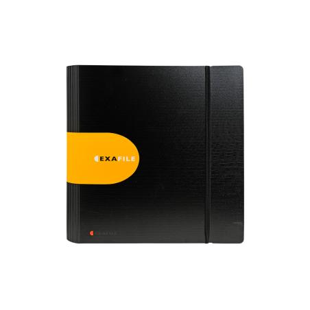 53534E carpeta de cartón A4 Negro