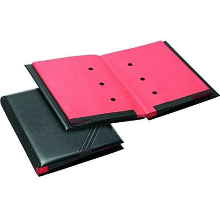 640DU00 carpeta PVC Negro, Rojo