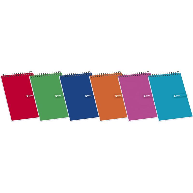 100302801 cuaderno y block 80 hojas Colores surtidos