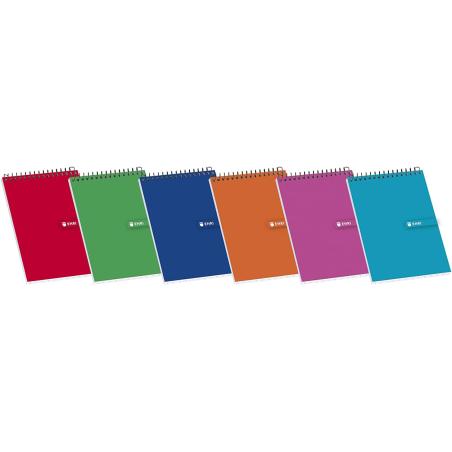 100302801 cuaderno y block 80 hojas Colores surtidos