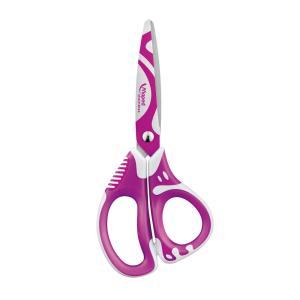 M670112 tijera de escritorio y manualidades Universal Corte recto Azul, Naranja, Violeta